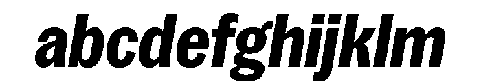 Spent CompactExtraBoldItalic FONT