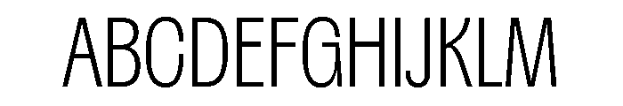Spent CompactExtraLight Font UPPERCASE