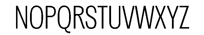 Spent CompactExtraLight Font UPPERCASE