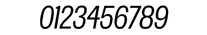 Spent CompactLightItalic Font OTHER CHARS