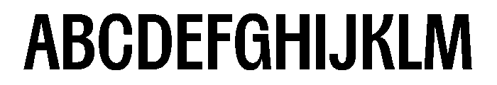 Spent CompactMedium Font UPPERCASE