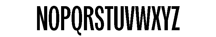 Spent Compressed Font UPPERCASE