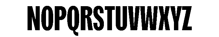 Spent CompressedBold Font UPPERCASE