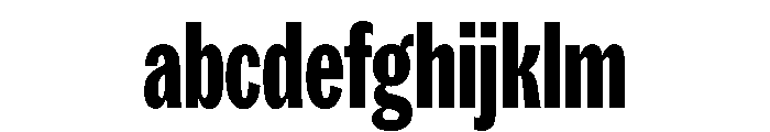 Spent CompressedBold FONT