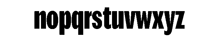 Spent CompressedExtraBold Font LOWERCASE