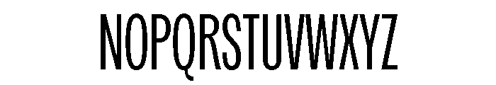 Spent CompressedLight Font UPPERCASE