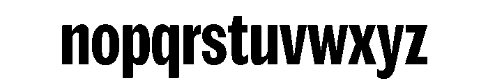 Spent CondBd Instance Font LOWERCASE