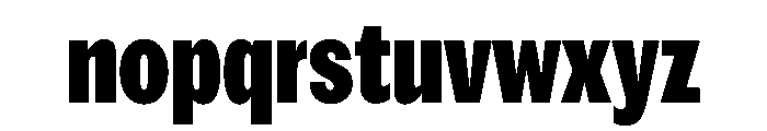 Spent CondBlk Instance Font LOWERCASE