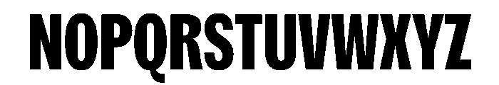 Spent CondExBd Instance Font UPPERCASE