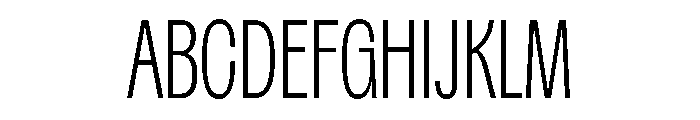 Spent CondExLt Instance Font UPPERCASE