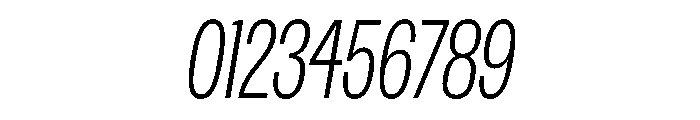 Spent CondExLtItalic Instance Font OTHER CHARS