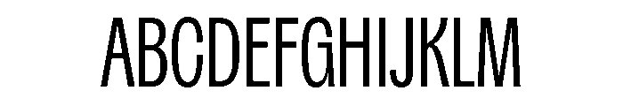 Spent CondLt Instance Font UPPERCASE