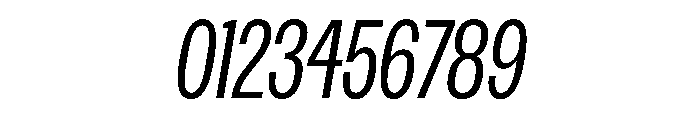 Spent CondLtItalic Instance Font OTHER CHARS