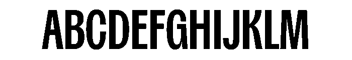 Spent CondMed Instance Font UPPERCASE