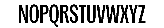 Spent Condensed Font UPPERCASE