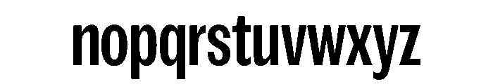 Spent CondensedMedium Font LOWERCASE