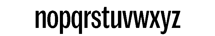 Spent Condensed Font LOWERCASE