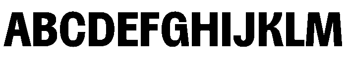 Spent ExBd Instance Font UPPERCASE