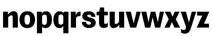 Spent ExBd Instance Font LOWERCASE