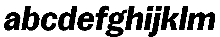 Spent ExBdItalic Instance FONT
