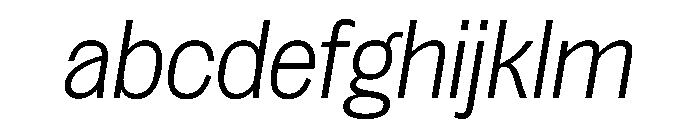 Spent ExLtItalic Instance FONT
