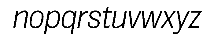 Spent ExLtItalic Instance Font LOWERCASE