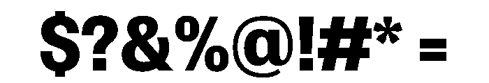 Spent ExtraBold Font OTHER CHARS