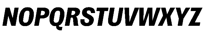 Spent ExtraBoldItalic Font UPPERCASE