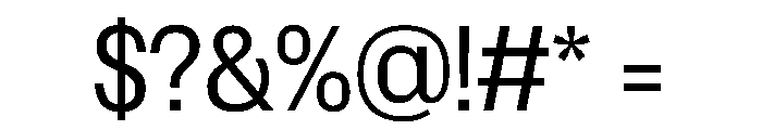 Spent Light Font OTHER CHARS