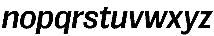 Spent MedItalic Instance Font LOWERCASE