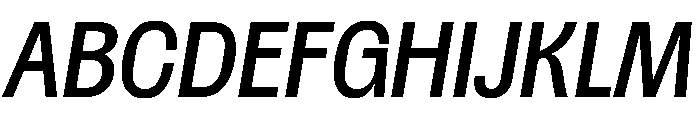Spent RegularItalic Font UPPERCASE