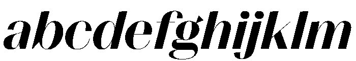 Spiller Contrast High Bold Italic FONT