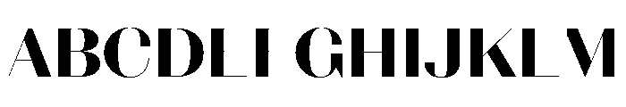 Spiller Contrast High Bold Font UPPERCASE