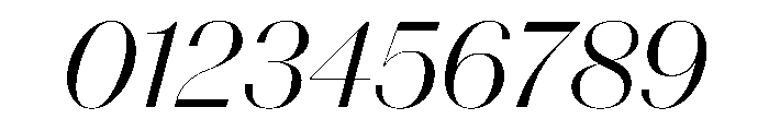 Spiller Contrast High Light Italic Font OTHER CHARS