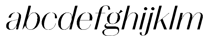 Spiller Contrast High Light Italic FONT