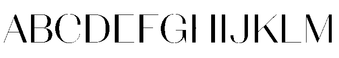 Spiller Contrast High Light Font UPPERCASE