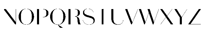 Spiller Contrast High Light Font UPPERCASE