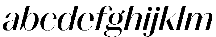 Spiller Contrast High Medium Italic FONT