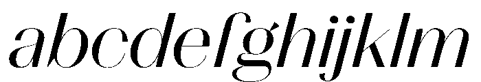 Spiller Contrast High Regular Italic FONT