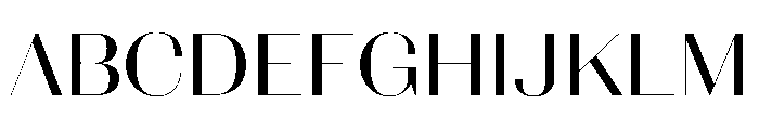 Spiller Contrast High Regular Font UPPERCASE