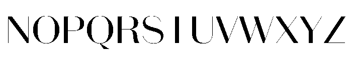 Spiller Contrast High Regular Font UPPERCASE