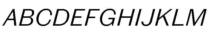 Spiller Light Italic Font UPPERCASE