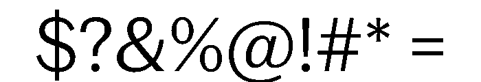 Spiller Light Font OTHER CHARS