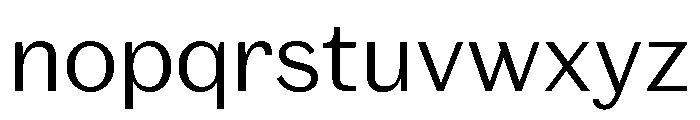 Spiller Light Font LOWERCASE