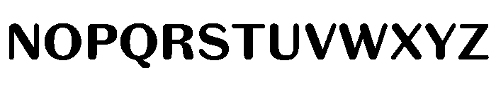 Spiller Rounded Bold Font UPPERCASE