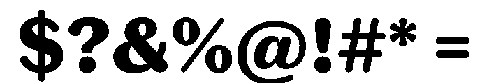 Spiller Rounded Extrabold Font OTHER CHARS
