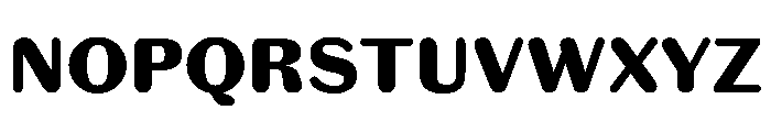 Spiller Rounded Extrabold Font UPPERCASE