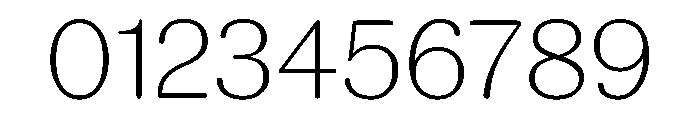Spiller Rounded Extralight Font OTHER CHARS