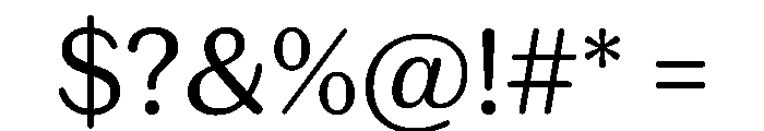 Spiller Rounded Regular Font OTHER CHARS