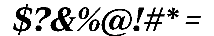 Spiller Serif Bold Italic Font OTHER CHARS